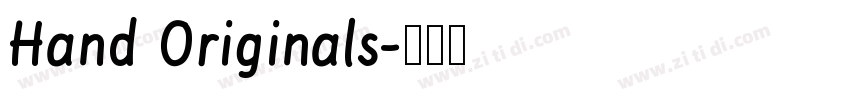 Hand Originals字体转换